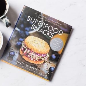 NEW Superfood Snacks Julie Morris Hardcover Book CookBook Recipes